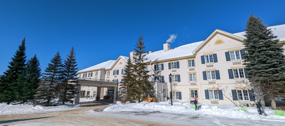 The entrance of the AX Hotel